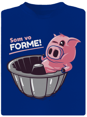 Vo forme pánske športové tričko Royal Blue Mal