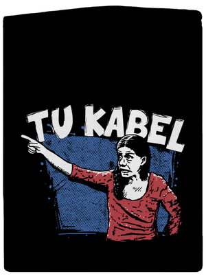 Tukabel dámska mikina na zips Black