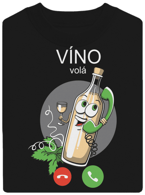 Biele víno volá unisex mikina bez kapucne Black