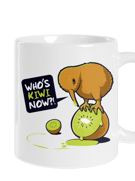 Kiwi klasický hrnček White