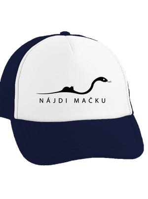 Nájdi mačku šiltovka truckerka French Navy cap