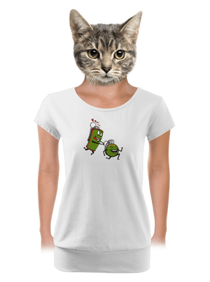 dámske tričko s lemom