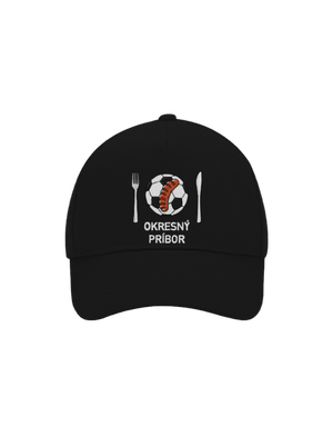 Okresný príbor šiltovka baseballka Black