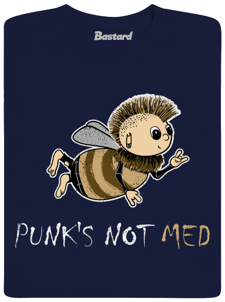 Punks Not Med pánske tričko Navy