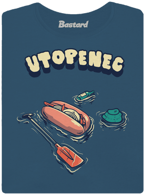 Utopenec dámske tričko prémium Petrol Blue