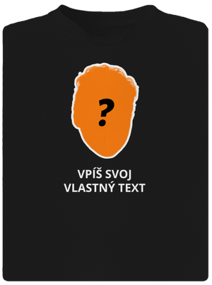 Tvoja hlava pánske športové tričko Black