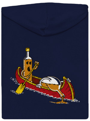 Rumáci pánska mikina na zips Navy