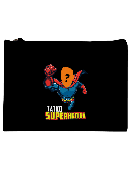 Tatko superhrdina taštička Black