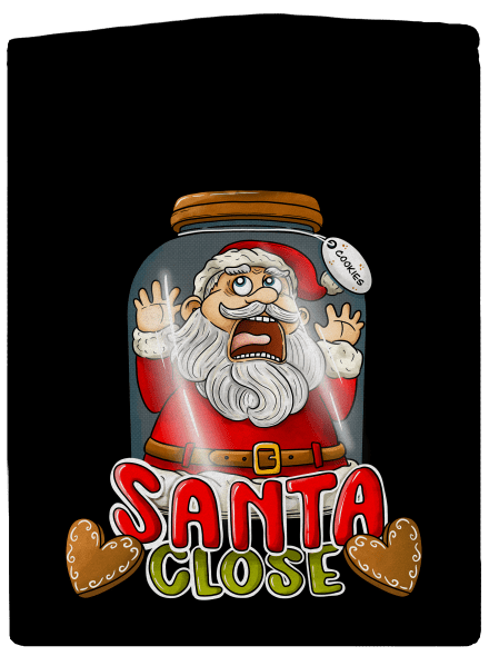Santa Close dámska mikina na zips Black