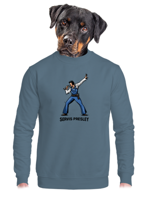 unisex mikina bez kapucne