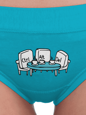 Nerozluční kamaráti dámske nohavičky Turquoise