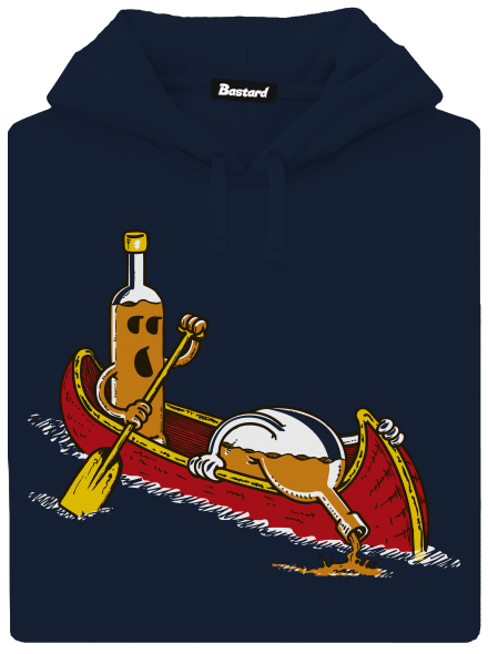 Rumáci pánska mikina klokanka Navy
