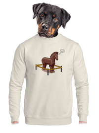 unisex mikina bez kapucne