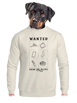 unisex mikina bez kapucne