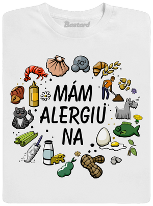 Mám alergiu na... + fix detské tričko White