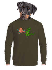 unisex mikina bez kapucne