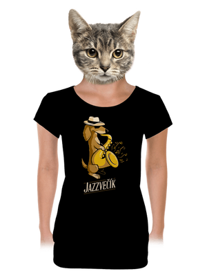 dámske tričko s lemom