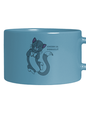 Chcem sa pomazliť hrnček makronka Blue Macaron