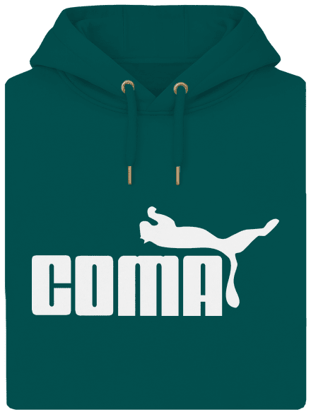 Coma unisex mikina premium Emerald Green