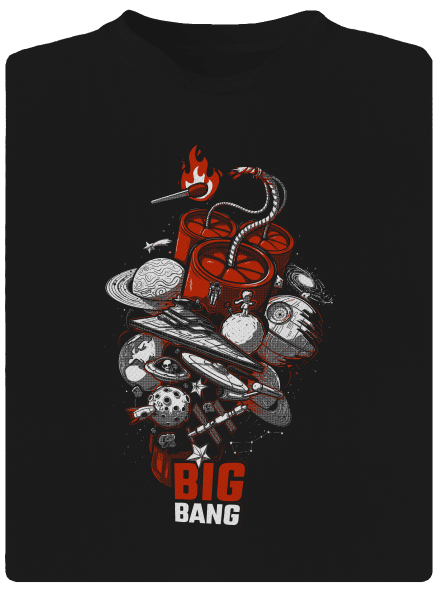 Big Bang detské športové tričko Black