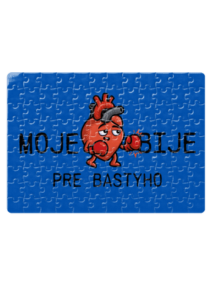Moje srdce bije puzzle White