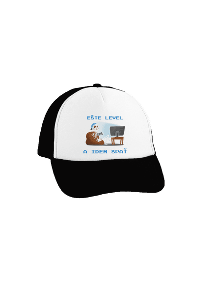 Ešte level šiltovka truckerka Black cap