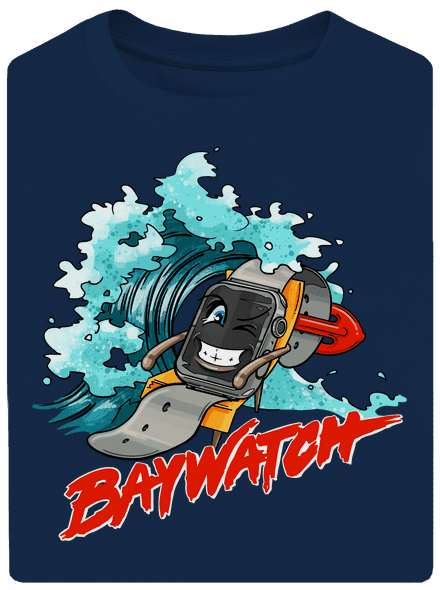 Baywatch unisex tričko oversized Midnight Blue