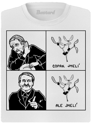 Cimrman: Copak jmelí dámske športové tričko White