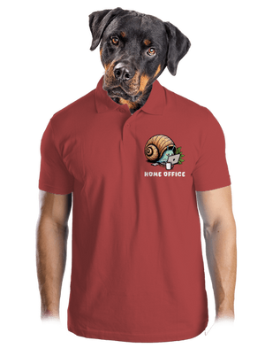 Slimákov home office pánska polokošeľa Burgundy