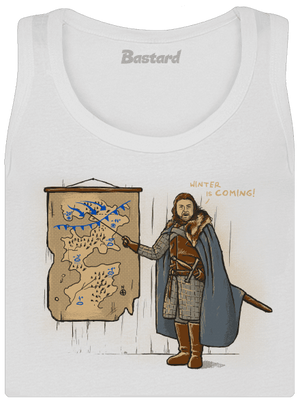 Winter dámske tielko klasické White