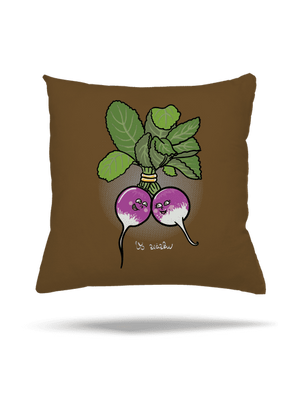 Reďkovky vo zväzku vankúš Chocolate Pol