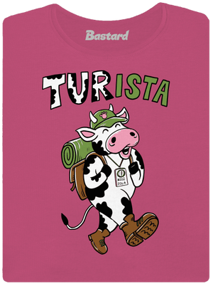 Tur na cestách dámske tričko prémium Magenta