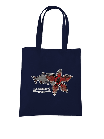 Lososový kvet taška French Navy