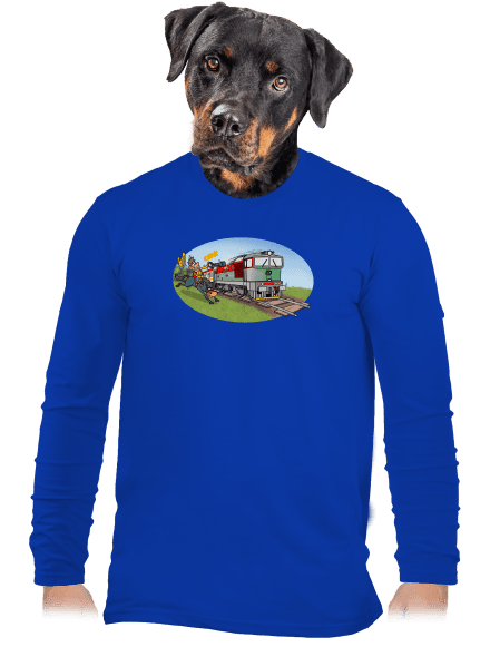 Šotúš na love pánske dlhý rukáv Royal Blue