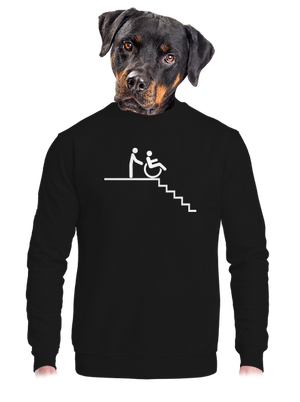 unisex mikina bez kapucne