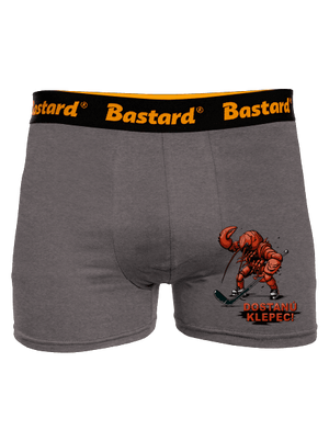 Dostanú klepec boxerky Gray Melange