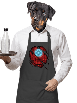 Ironman zástera Dark Grey