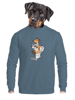 unisex mikina bez kapucne