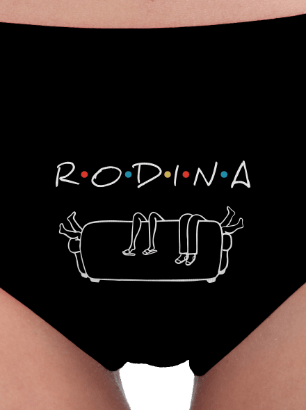 Rodina dámske nohavičky Black