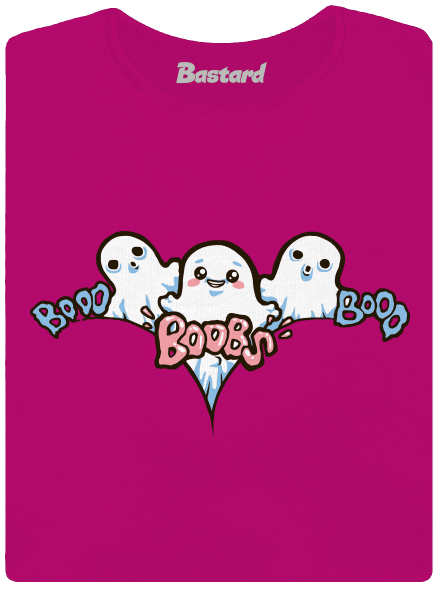 Boobs dámske tričko Fuchsia Red