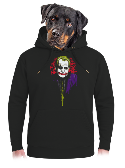 Zeman Joker unisex mikina premium Dark Black