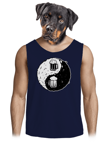 Jin Jang pivo pánske tielko French Navy