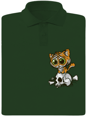 Tigrík pánska polokošeľa Bottle Green Mal