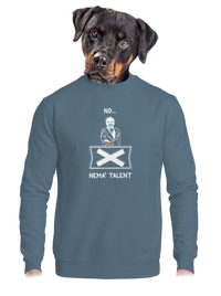 unisex mikina bez kapucne