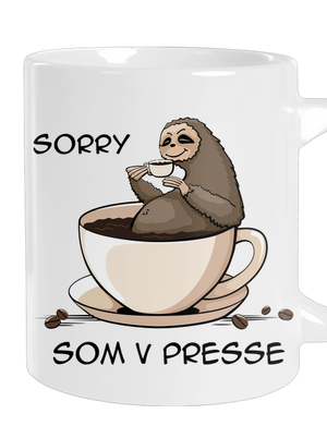 V presse veľký hrnček White