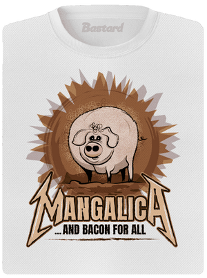 Mangalica dámske športové tričko White