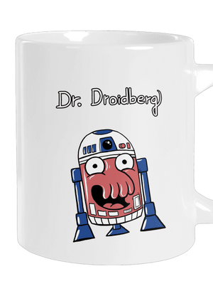 Dr. Droidberg veľký hrnček White