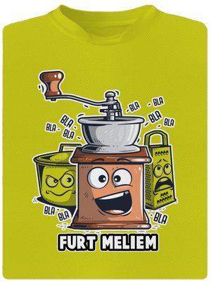 Mlynček detské športové tričko Neon Yellow