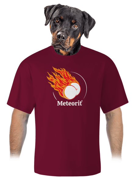 Meteoriť unisex tričko oversized Garnet