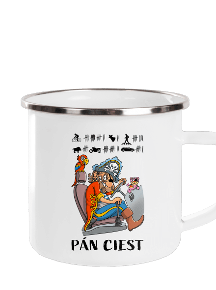 Pán ciest plecháčik White